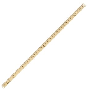 Westcott 36″ Wood Yardstick with Metal Ends, Scale 1/8″ (ACM10425)