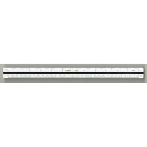 Chartpak Triangular Scale, Plastic, 12″, Engineering, Color-Coded (CHA235E)