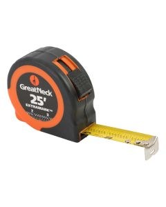 Great Neck ExtraMark Power Tape, 1″ x 25ft, Steel, Yellow/Black (GNS95005)